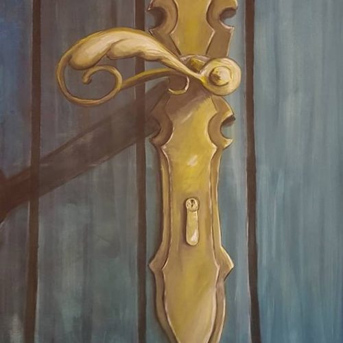 "Abgeschlossenes Werk" Größe: 70 x 100 cm, Acryl auf Leinwand, 849 €