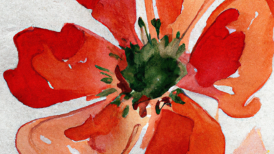 DALL·E 2023-06-29 10.43.59 - aquarell painting of a red flower